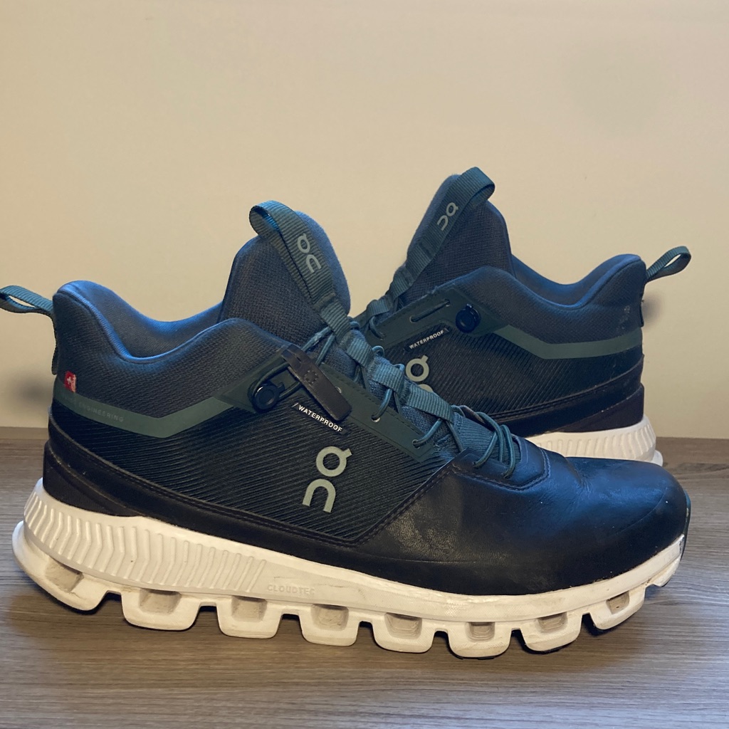 On Running Cloud Hi Fir-Umber 9 Waterproof Athletic Shoes